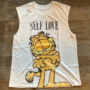 Nickelodeon Garfield Self Love Muscle T-Shirt